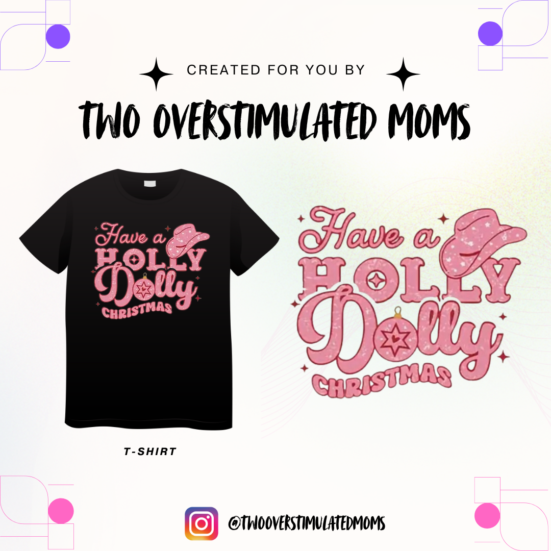 Holly Dolly Christmas shirt - crewneck - hoodie