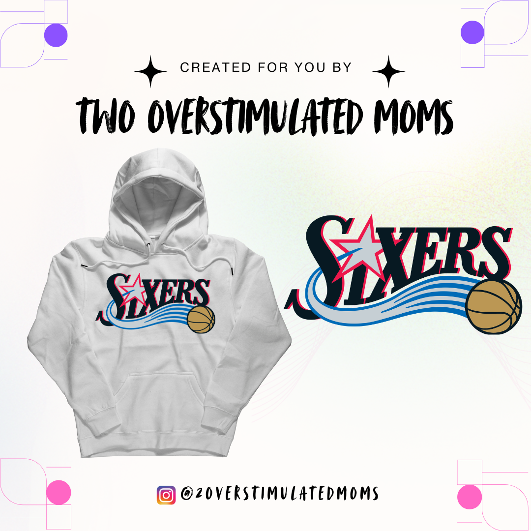 76ers “sixers” logo shirt - crewneck - hoodie