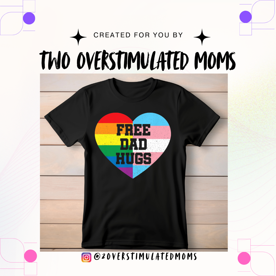 Free Dad Hugs Heart shirt - hoodie