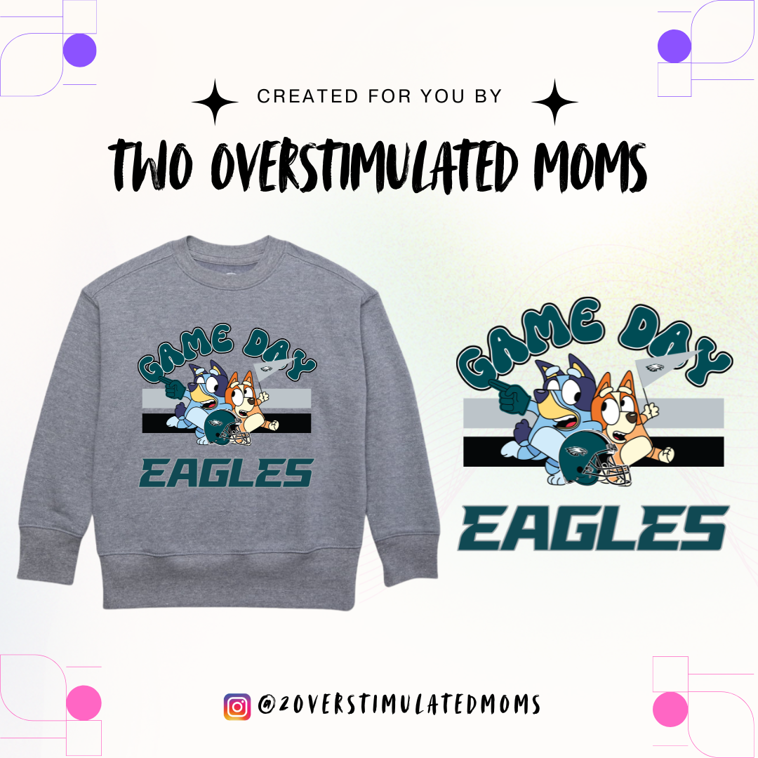 Bluey football shirt - crewneck