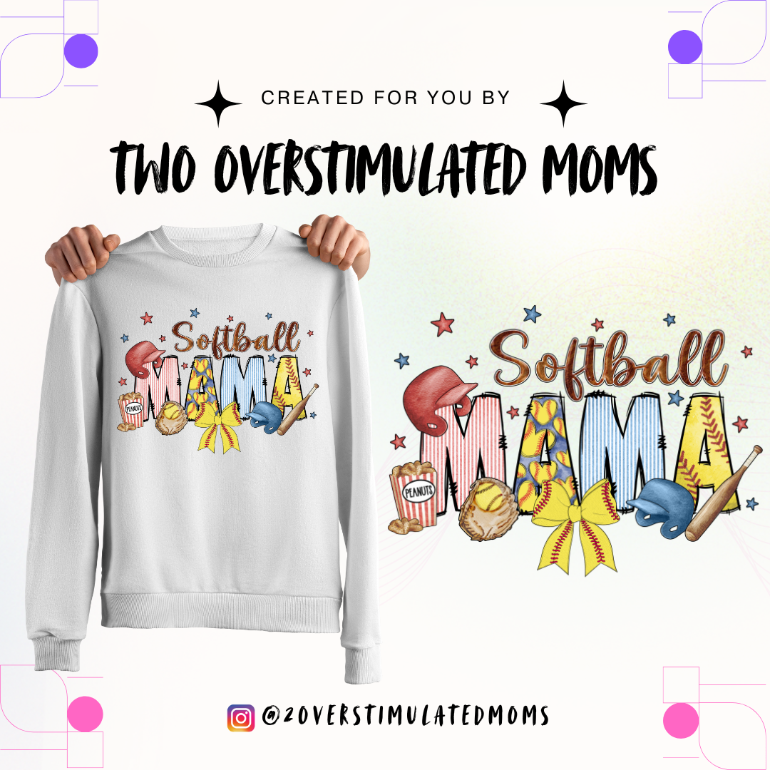 Softball Mama shirt - crewneck - hoodie