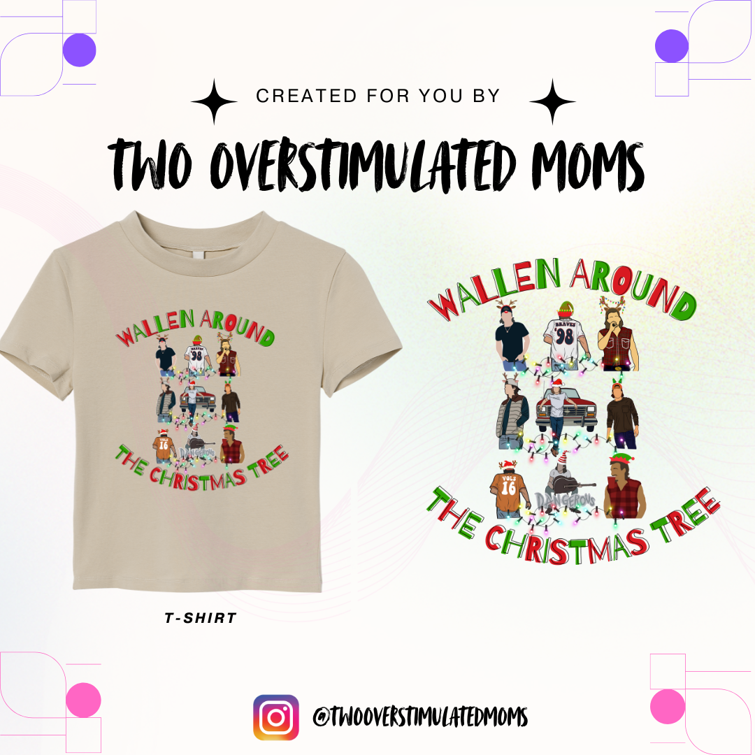 Wallen Around the Christmas Tree shirt - crewneck - hoodie