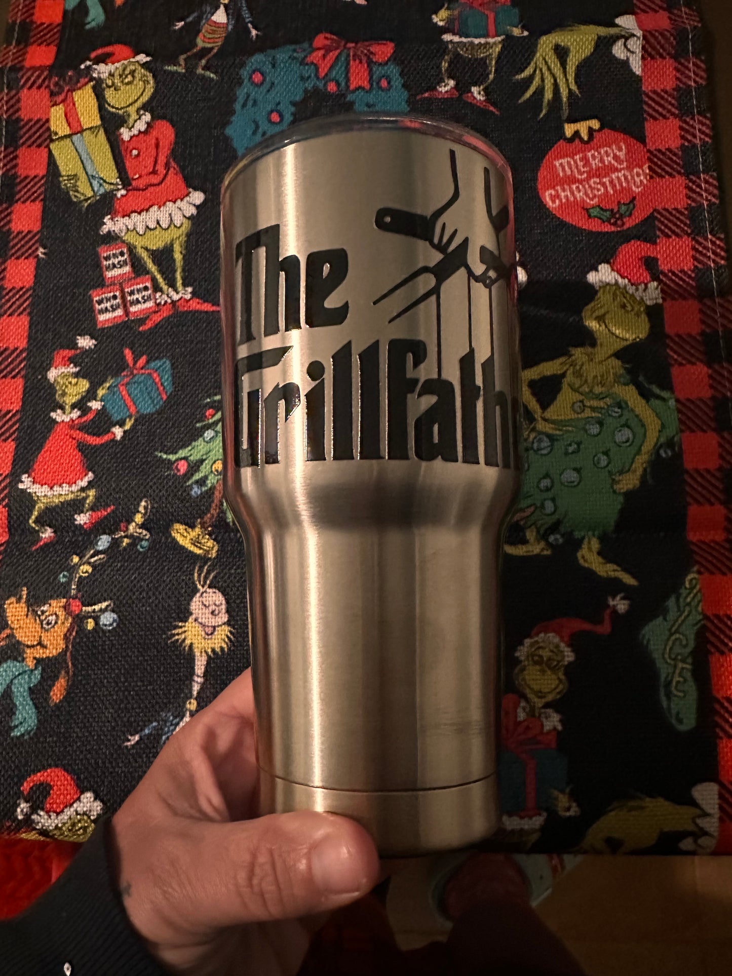 The Grillfather tumbler