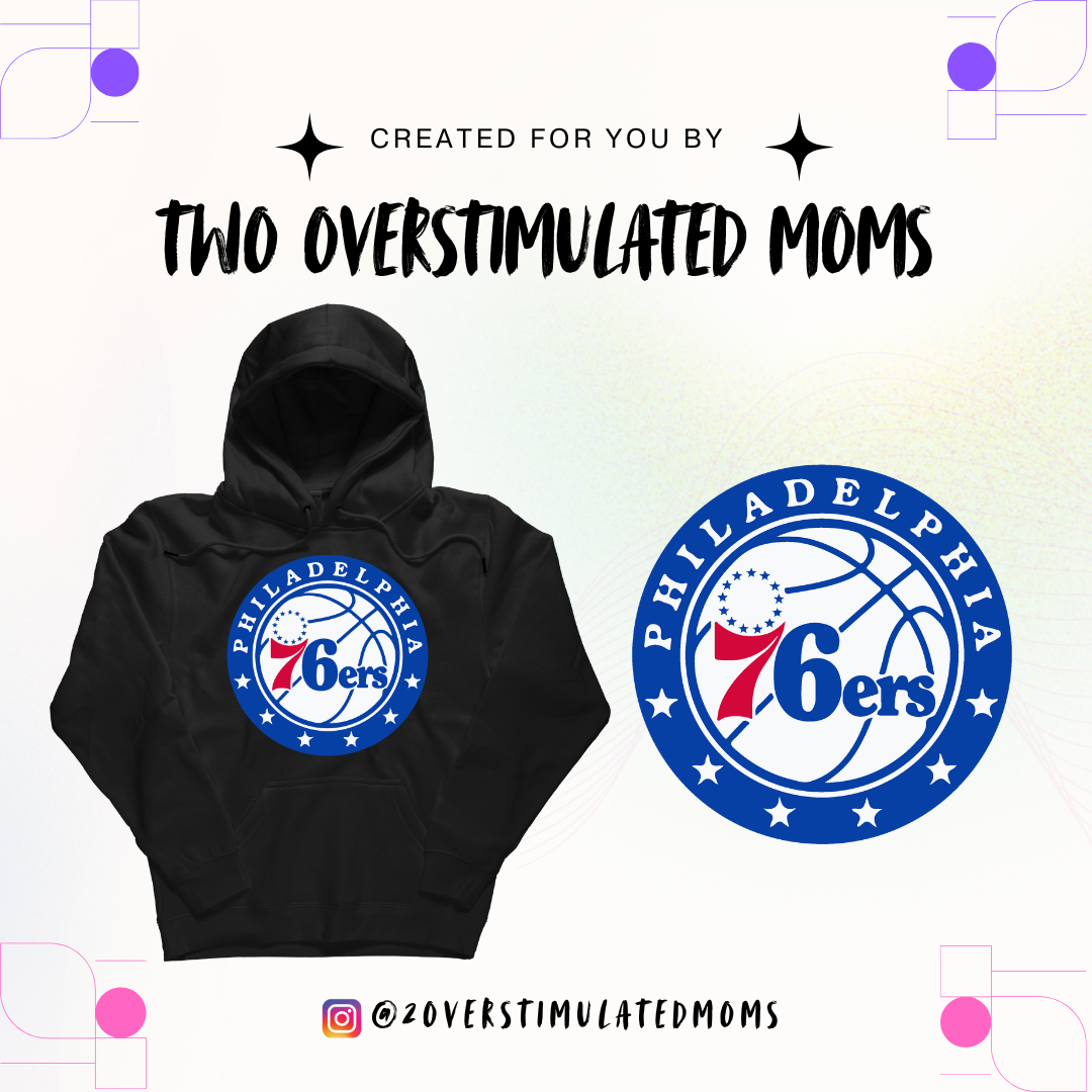 76ers circle logo shirt - crewneck - hoodie