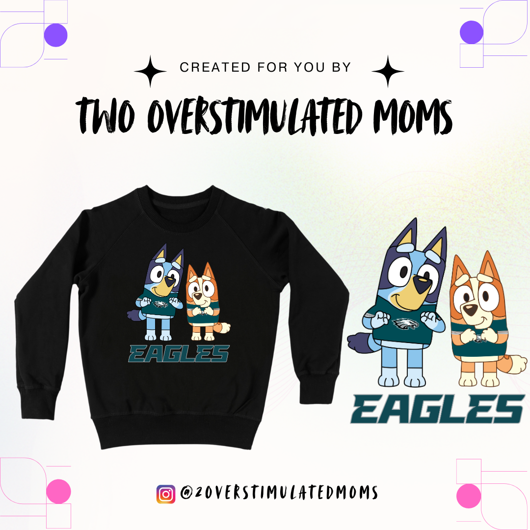 Bluey football shirt - crewneck