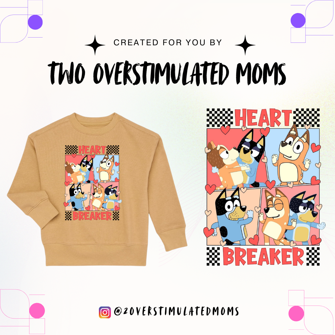 Bluey Heartbreaker T-shirt - crewneck