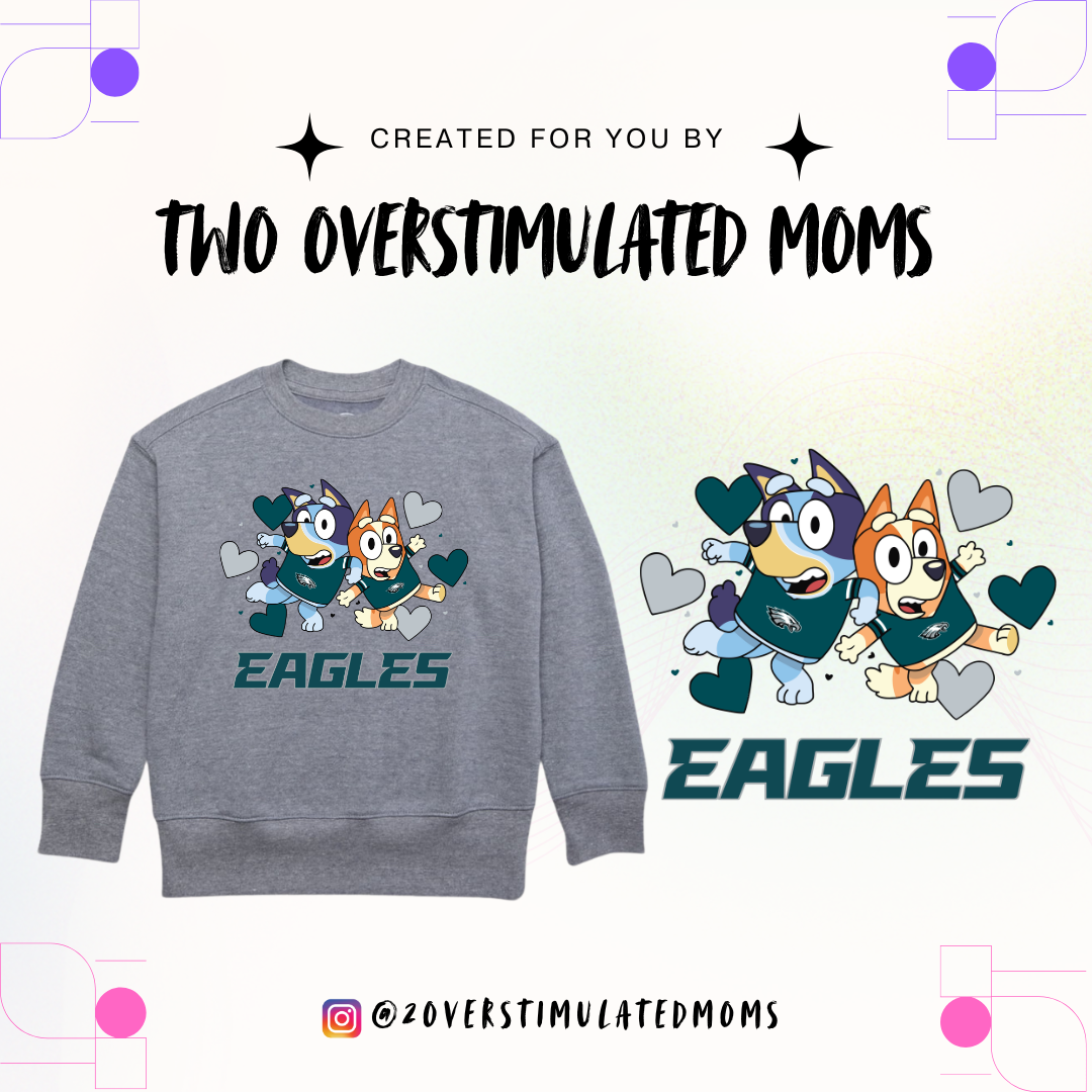 Bluey football shirt - crewneck