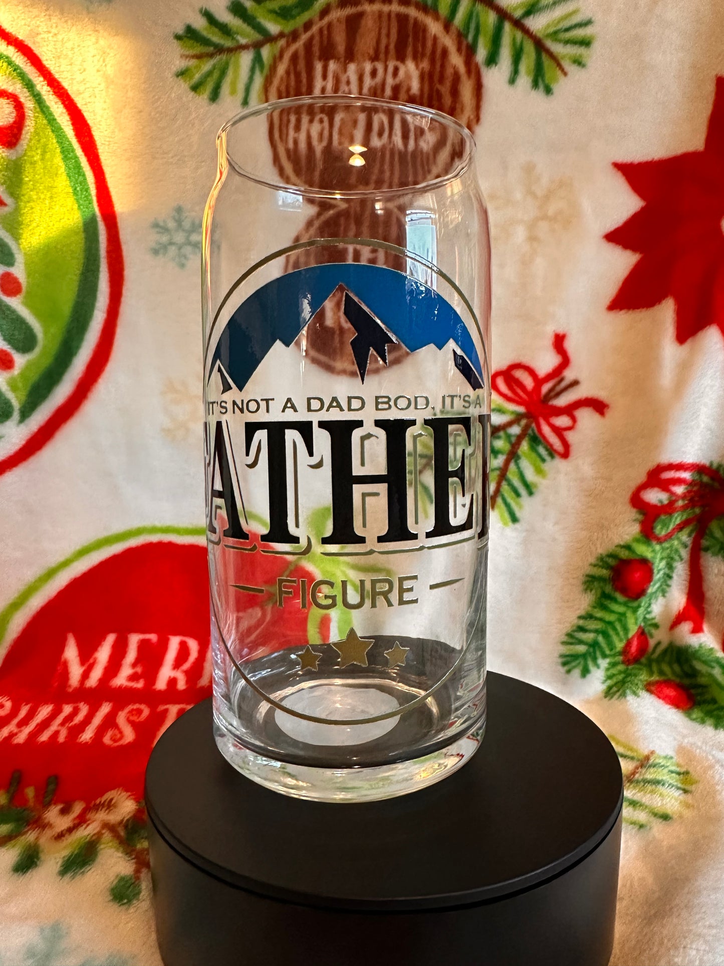 Father Figure, Not Dad Bod 20oz beer can glass