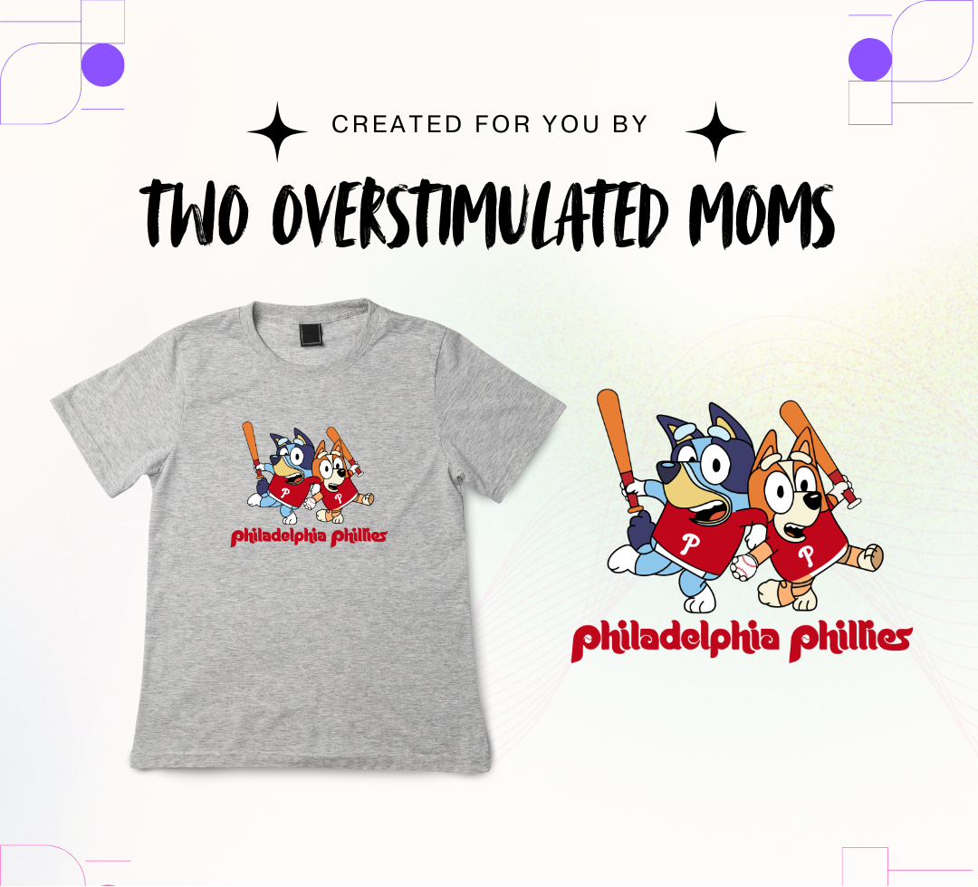 Bluey & Bingo Phillies shirt - crewneck - hoodie