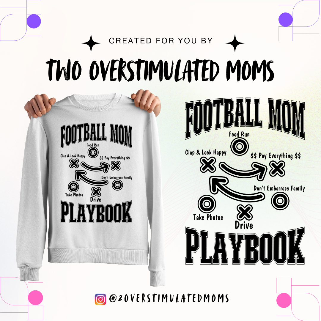 Football Mom Playbook shirt - crewneck