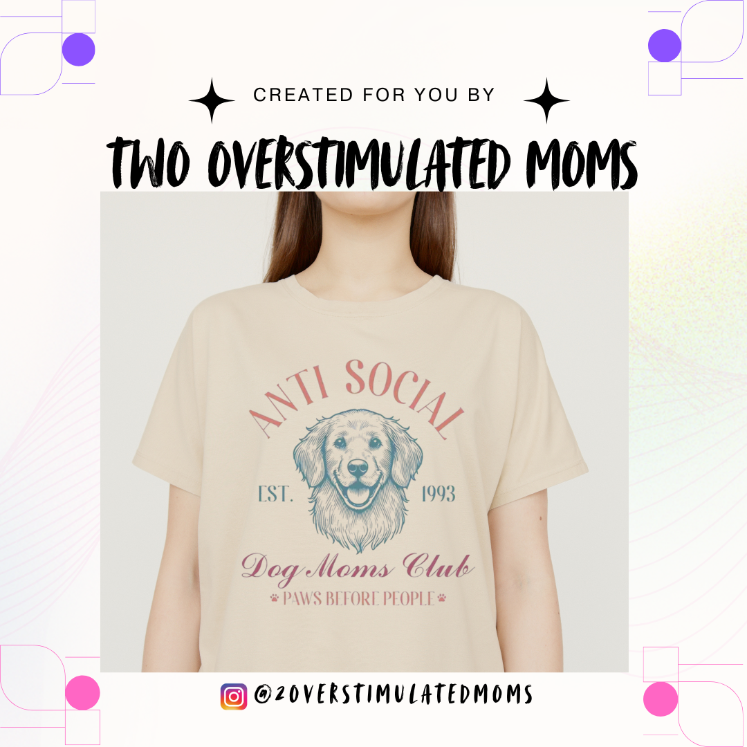Anti Social Dog Moms Club shirt - crewneck