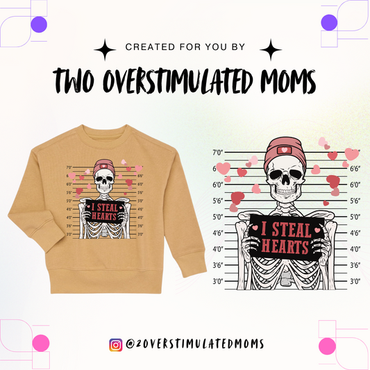 I Steal Hearts T-shirt - crewneck