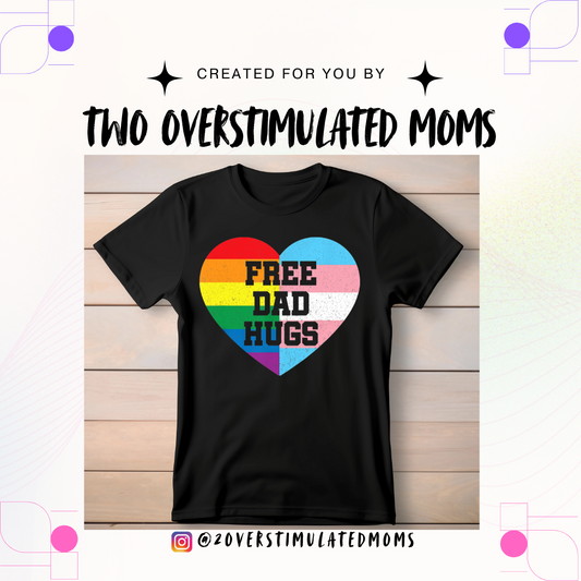 Free Dad Hugs Heart shirt - hoodie