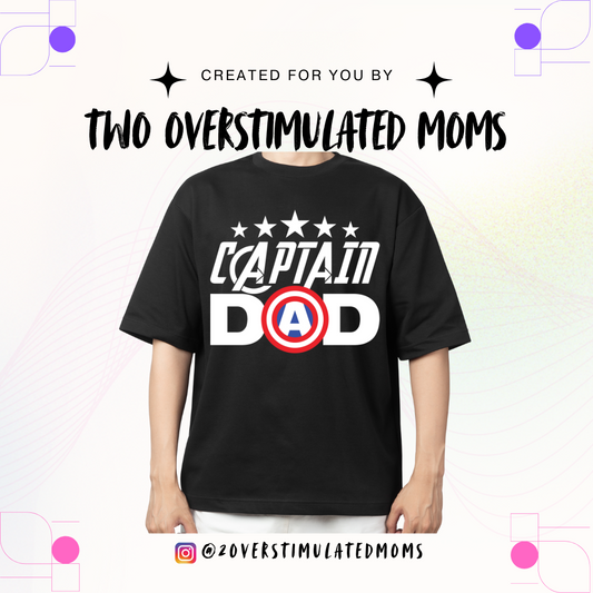 Captain Dad shirt - hoodie