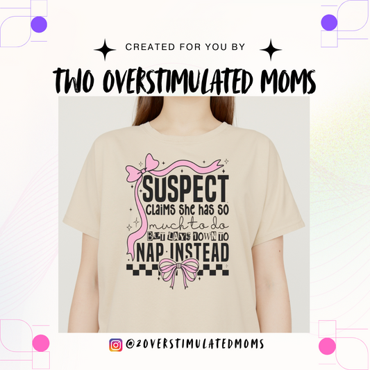 Suspect Napping shirt - crewneck